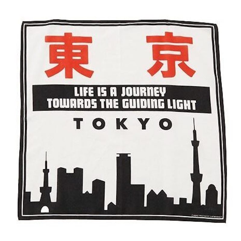 LIFE IS A JOURNEY TOKYO バンダナ　
