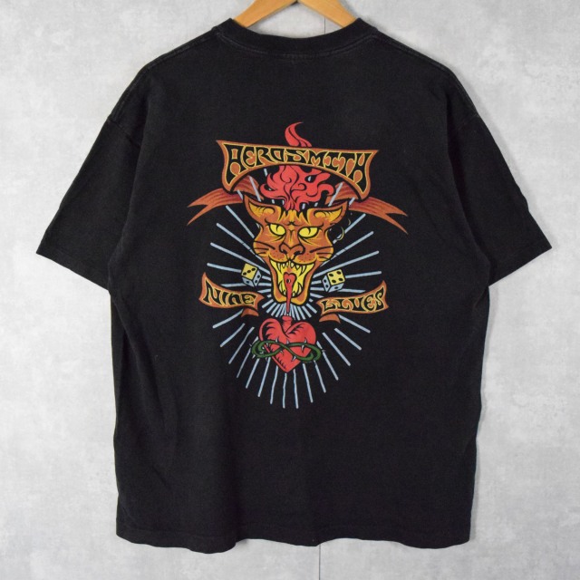 90's AEROSMITH ハードロックバンドツアーTシャツ XL