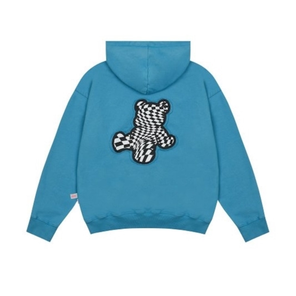 "gogomaison"Mystery bear hoodie/BLUE