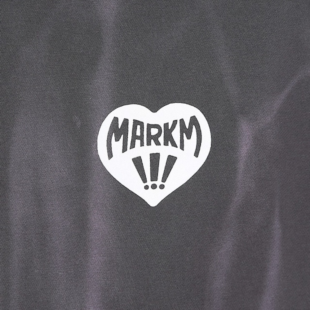 "MARKM"HEART SYMBOL TIEDYE SWEATSHIRT