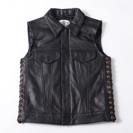 63Leathers Original Leather Vest