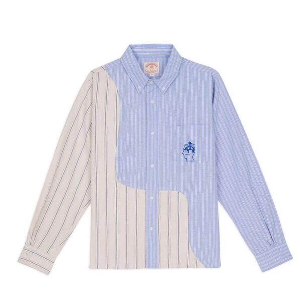 BB CALIFORNIA ORGANIC PANEL OXFORD BUTTON UP